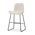 Nino-Fé barkruk cottonbeige - zwart onderstel - 65 cm